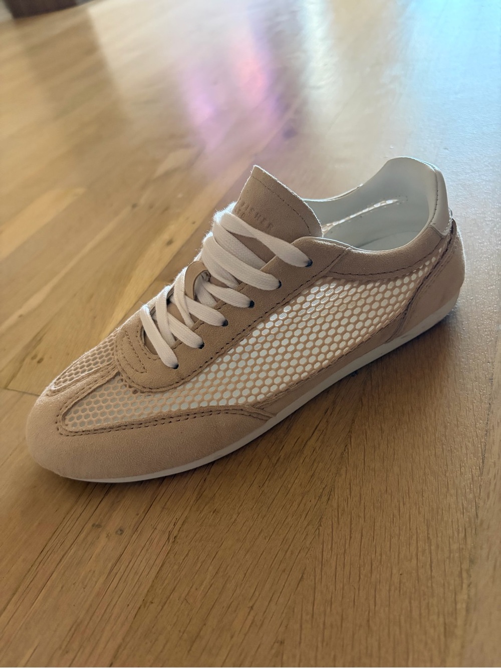 Marc Jacobs Beige and White Mesh Sneaker - Women's Casual Trainer